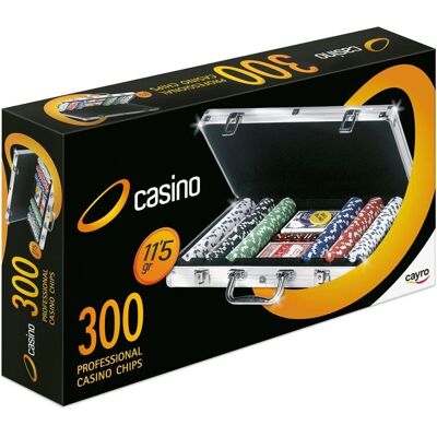 Conjunto de Póquer Lexibook - 300 Fichas, Cartas, Dealer, Dados Conjunto de Póquer Lexibook - 300 Fichas, Cartas, Dealer, Dados