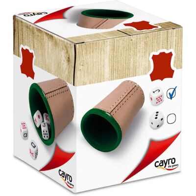 Cayro Läder Poker Tärningshölje - Spelset Cayro Läder Poker Tärningshölje - Spelset