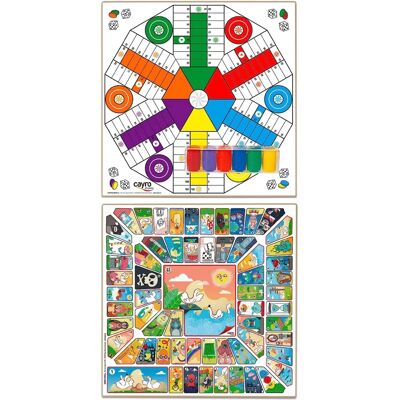Jeu de Société Cayro - 6 Joueurs - Bois - 40x40cm Jeu de Société Cayro - 6 Joueurs - Bois - 40x40cm