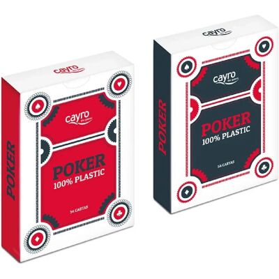 Cayro Modell: Plastpokerkort - Hållbara, Kognitiva Färdigheter Cayro Modell: Plastpokerkort - Hållbara, Kognitiva Färdigheter
