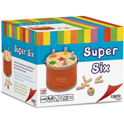 Juego de Mesa Cayro Super Six - Dados y Números Juego de Mesa Cayro Super Six - Dados y Números
