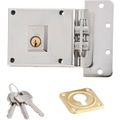 Cerradura Yale 6-0-10-hn - Alta Seguridad de Sobreponer Cerradura Yale 6-0-10-hn - Alta Seguridad de Sobreponer