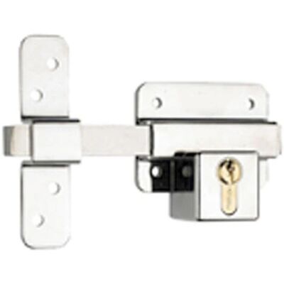 Yale Azbe serratura porta - Catenaccio di sicurezza - Piccola dimensione - Adatto per porte a sinistra e a destra - Funzionamento con chiave interna ed esterna Yale Azbe serratura porta - Catenaccio di sicurezza - Piccola dimensione - Adatto per porte a sinistra e a destra - Funzionamento con chiave interna ed esterna