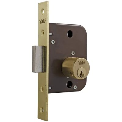 Cerradura Yale 47/80HL - Embutida para madera con borde cuadrado Cerradura Yale 47/80HL - Embutida para madera con borde cuadrado