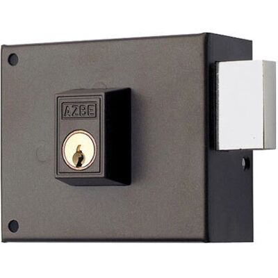 Yale / Azbe 124-a/hp/10 - Cerradura de sobreponer izquierda - Cerrojo Yale / Azbe 124-a/hp/10 - Cerradura de sobreponer izquierda - Cerrojo