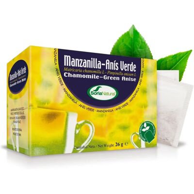 Soria Natural Té de hierbas anís y manzanilla (20 uds.) Soria Natural Té de hierbas anís y manzanilla (20 uds.)