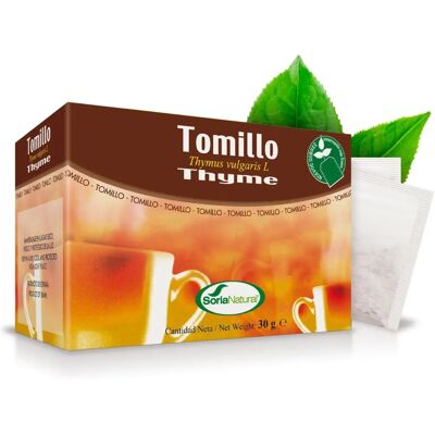 Soria Natural Té de hierbas tomillo (20 ud.) Soria Natural Té de hierbas tomillo (20 ud.)