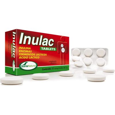 Soria Natural Inulac - 30 Tabletten - Nahrungsergänzung Soria Natural Inulac - 30 Tabletten - Nahrungsergänzung