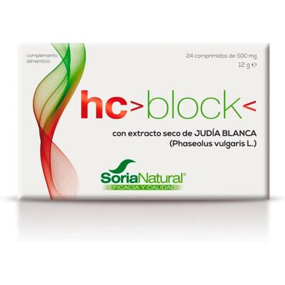 Soria Natural Hc Block - Bloqueador de Carbohidratos 24 Comprimidos Soria Natural Hc Block - Bloqueador de Carbohidratos 24 Comprimidos