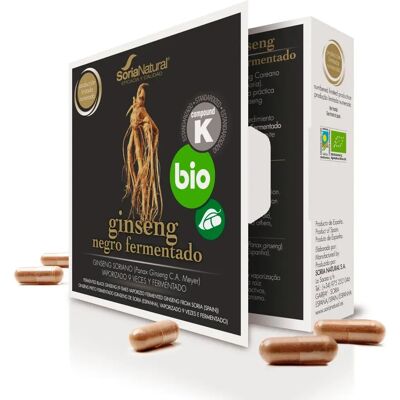 Soria Natural Ginseng Negro Fermentado - Suplemento Alimentar Soria Natural Ginseng Negro Fermentado - Suplemento Alimentar