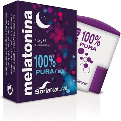 Soria Natural Melatonina 90 comprimidos de 1mg - Ajuda para dormir Soria Natural Melatonina 90 comprimidos de 1mg - Ajuda para dormir