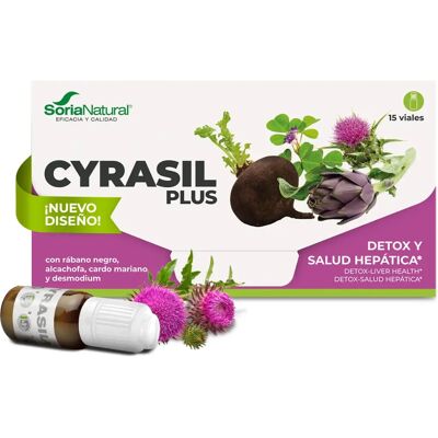 Soria Natural Cyrasil Plus - Liver Detox - 15 Vials Soria Natural Cyrasil Plus - Liver Detox - 15 Vials