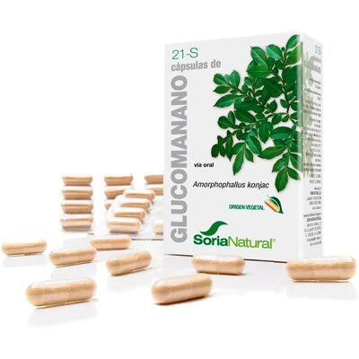 Soria Natural 21-S Glucomannan - Gewicht & Verdauung Soria Natural 21-S Glucomannan - Gewicht & Verdauung
