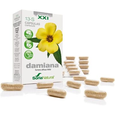 Soria Natural 13 S Damiana (XXI Formule) 30 capsules - Supplement Soria Natural 13 S Damiana (XXI Formule) 30 capsules - Supplement