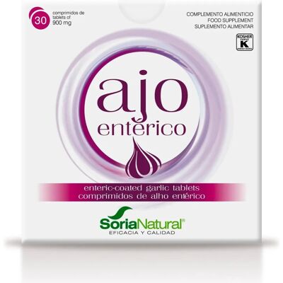 Soria Natural Enteric Garlic 30 Tablets - Dietary Supplement Soria Natural Enteric Garlic 30 Tablets - Dietary Supplement