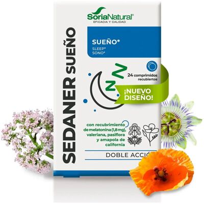 Soria Natural Sedaner Sueño - 24 comprimidos de 650mg Soria Natural Sedaner Sueño - 24 comprimidos de 650mg