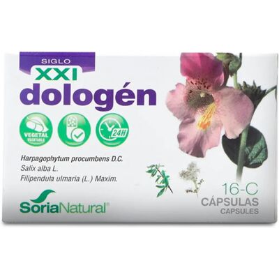 Soria Natural Dologen 16-C - Extended Pain Relief Capsules Soria Natural Dologen 16-C - Extended Pain Relief Capsules