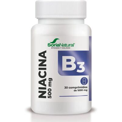 Soria Natural Vitamin B3 Sustained Release - Vitamins Soria Natural Vitamin B3 Sustained Release - Vitamins