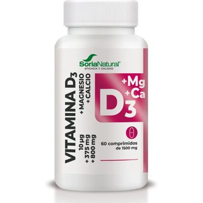 Soria Natural Vitamin D3 Magnesium Calcium - Supplement Soria Natural Vitamin D3 Magnesium Calcium - Supplement