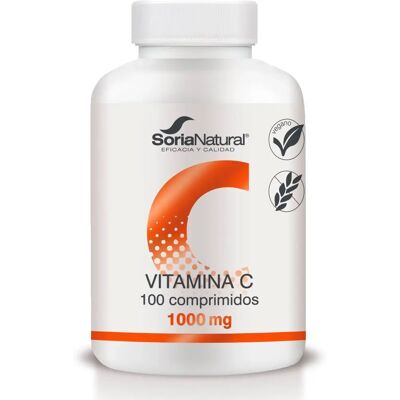 Soria Natural Vegan Vitamin C - 1700mg, 100 Tablets - Support Immune System Soria Natural Vegan Vitamin C - 1700mg, 100 Tablets - Support Immune System