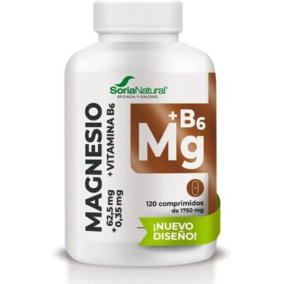 Magnésio e vitamina B6 de liberação prolongada - 120 comprimidos Magnésio e vitamina B6 de liberação prolongada - 120 comprimidos