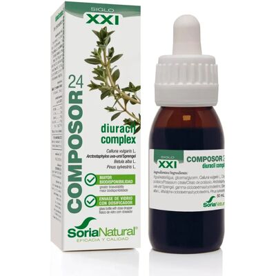 Soria Natural Soria Composor 24 Diuracil Complex XXI - Dietary Supplement Soria Natural Soria Composor 24 Diuracil Complex XXI - Dietary Supplement