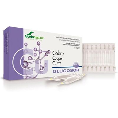 Soria Natural Glucosor Cobre - 28 Ampolas, 2ml Soria Natural Glucosor Cobre - 28 Ampolas, 2ml