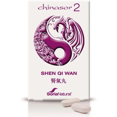 Soria Natural Chinasor 02 Shen Qi Wan - Suplemento herbal renal Soria Natural Chinasor 02 Shen Qi Wan - Suplemento herbal renal