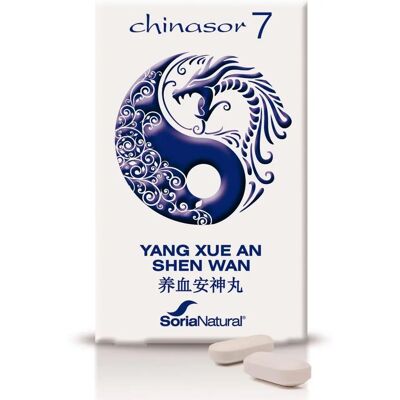 Soria Natural Chinasor 07 Yang Xue An Shen Wan - Medicina Tradicional China Soria Natural Chinasor 07 Yang Xue An Shen Wan - Medicina Tradicional China