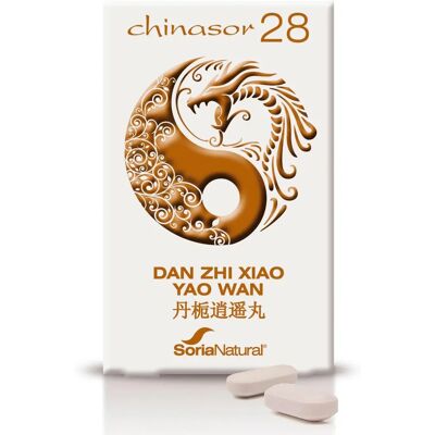 Soria Natural Chinasor 28 Dan Zhixiao Yao Wan - Suplemento alimentar Soria Natural Chinasor 28 Dan Zhixiao Yao Wan - Suplemento alimentar