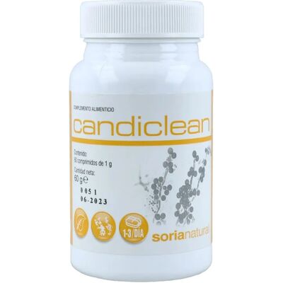 Soria Candiclean 60 Comprimidos - Complemento Alimenticio Soria Candiclean 60 Comprimidos - Complemento Alimenticio