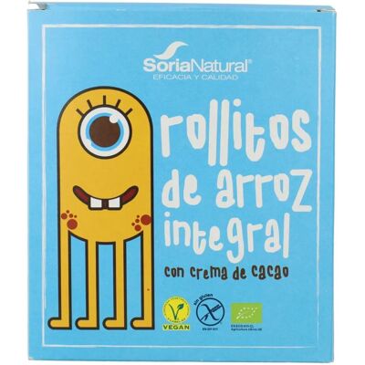 Rollitos de arroz orgánicos sin gluten con crema de cacao - 4 unidades Rollitos de arroz orgánicos sin gluten con crema de cacao - 4 unidades