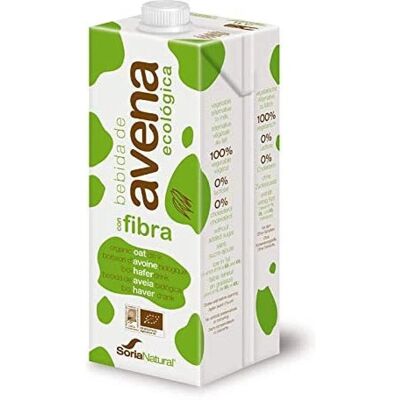 Bebida de avena ecológica Soria Natural - Vegana, Sin Azúcar, 1L Bebida de avena ecológica Soria Natural - Vegana, Sin Azúcar, 1L