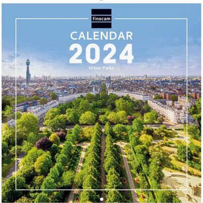 Calendario da parete 2024 Finocam - Parchi - 30x30cm Calendario da parete 2024 Finocam - Parchi - 30x30cm