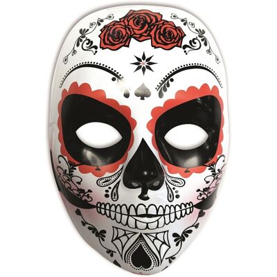Rubie's S3186 Maska Czaszki Catrina - Halloween i Dzień Zmarłych Rubie's S3186 Maska Czaszki Catrina - Halloween i Dzień Zmarłych