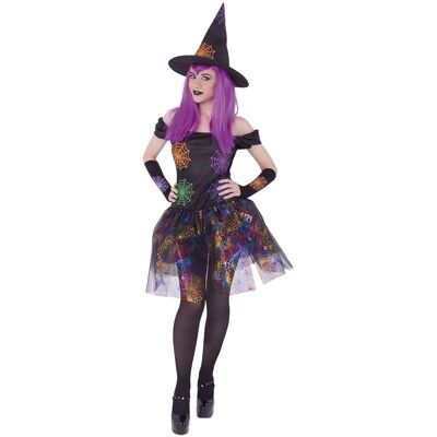 Déguisement de Sorcière Multicolore - Costume Déguisement de Sorcière Multicolore - Costume