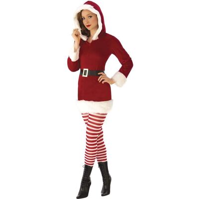 RUBIE'S Miss Mrs. Claus Luxe - Damkostym RUBIE'S Miss Mrs. Claus Luxe - Damkostym