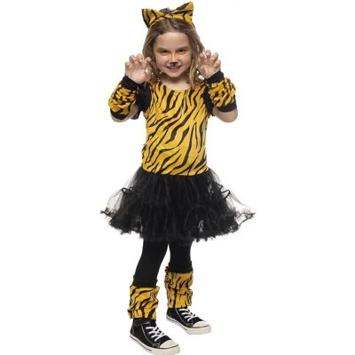 Barnens tigerkostym med tutu - 3-4 år Barnens tigerkostym med tutu - 3-4 år