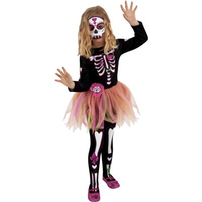 Gyermekek csontváz jelmeze Halloweenre Gyermekek csontváz jelmeze Halloweenre