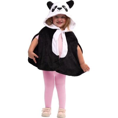 Rubie's Super Panda-kostym för barn - Hättemanlig cape Rubie's Super Panda-kostym för barn - Hättemanlig cape