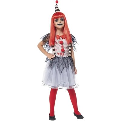 Merk Kostuum Bloedspetters Grijze Clown Hoed Jurk voor Meisjes Merk Kostuum Bloedspetters Grijze Clown Hoed Jurk voor Meisjes