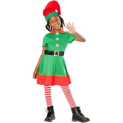 Disfraz de ayudante de duende de Rubie's - disfraz navideño para niñas Disfraz de ayudante de duende de Rubie's - disfraz navideño para niñas