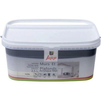 Jafep Peinture Mate Ivoire Int/Ext - Peinture - Publicité Jafep Peinture Mate Ivoire Int/Ext - Peinture - Publicité