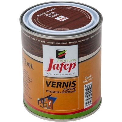 Jafep Vernice sintetica teak brillante - 375 ml - Vernice Jafep Vernice sintetica teak brillante - 375 ml - Vernice