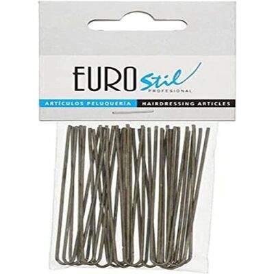 Eurostil Modèle 00701 - Épingles à cheveux bronze - 20 pcs - Publicité Eurostil Modèle 00701 - Épingles à cheveux bronze - 20 pcs - Publicité