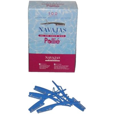 Eurostil Navalhas Descartáveis Pacote com 100 com Proteção Eurostil Navalhas Descartáveis Pacote com 100 com Proteção