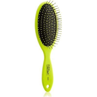 Escova Oval de Fluorescente Verde Médio Eurostil - Ferramenta de cabelo Escova Oval de Fluorescente Verde Médio Eurostil - Ferramenta de cabelo