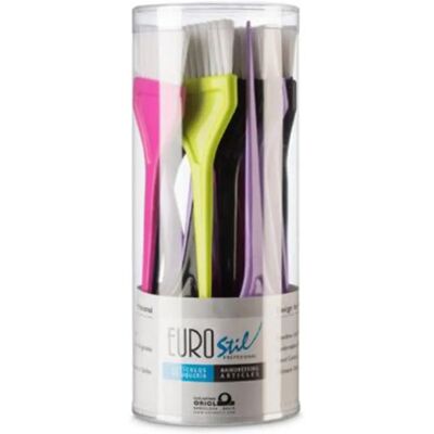 Set de Pinturas 24 Colores Eurostil Negro Set de Pinturas 24 Colores Eurostil Negro