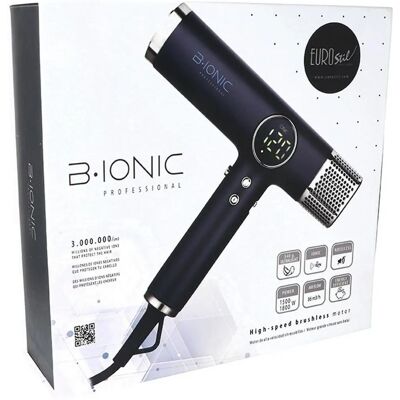 Sèche-cheveux Eurostil Bionic - Argenté - Prise EU - Publicité Sèche-cheveux Eurostil Bionic - Argenté - Prise EU - Publicité