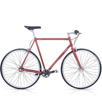 Finna Cycles Finna Journey City Vélo - Vin Rouge - Publicité Finna Cycles Finna Journey City Vélo - Vin Rouge - Publicité
